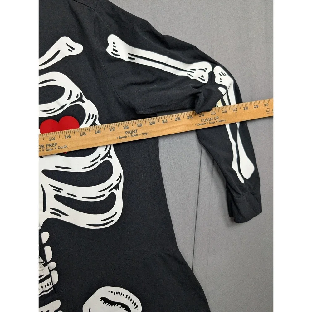 old‎ navy skeleton bones one piece pajamas loungewear, unisex medium xl